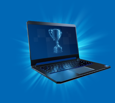 Image of an Intel gaming laptop
